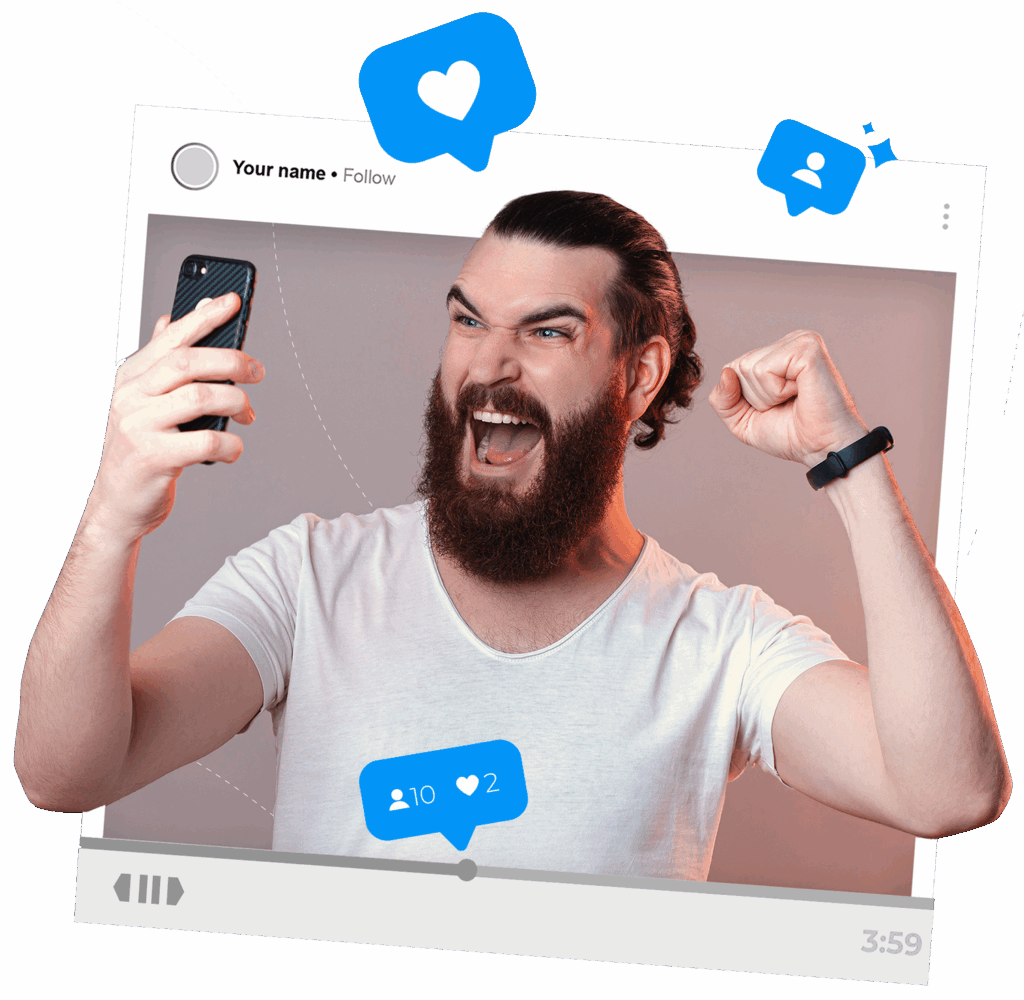 Image symbolique de l'achat d'abonnés & followers pour une croissance numérique ciblée. Snapchat, Twitter, Instagram, Twitter X, etc.